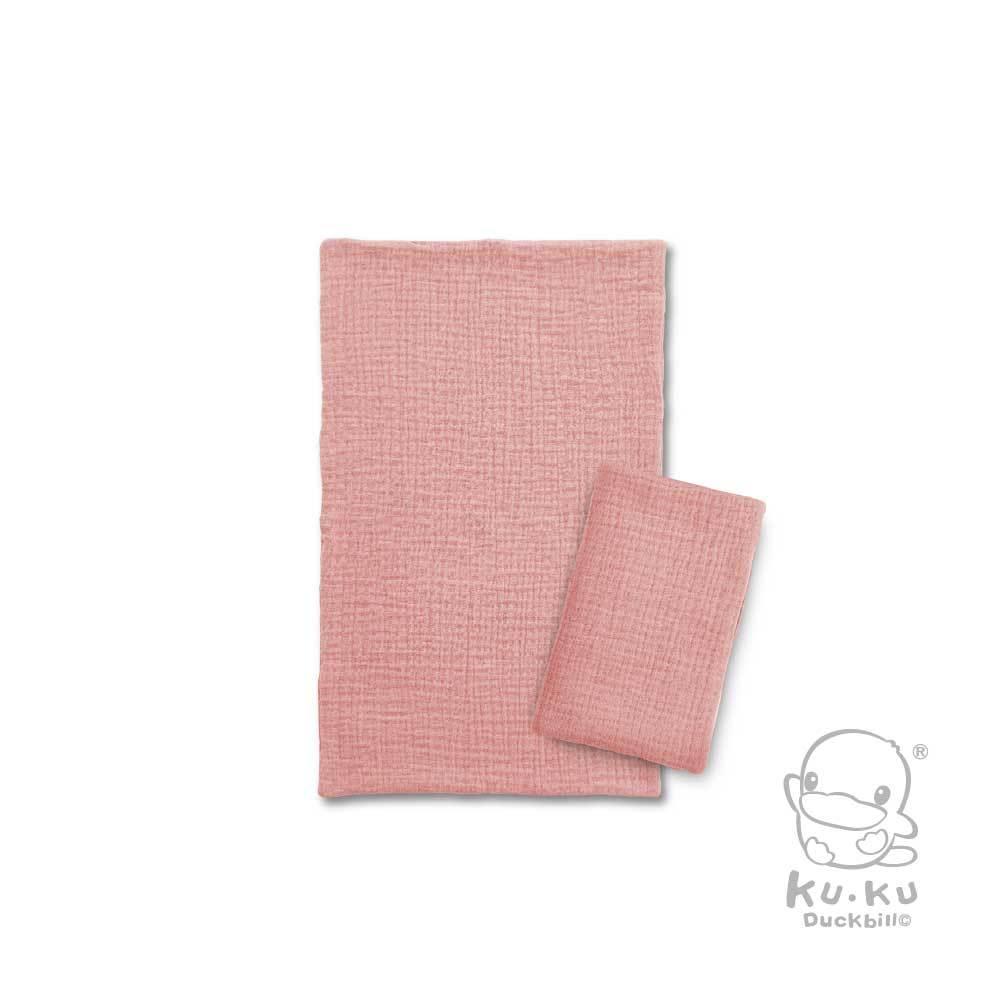 KT媽咪奶粉用品團購-KUKU PLUS 雲朵皺布六層紗布澡巾,寶寶澡巾寶寶拍嗝巾寶寶枕頭墊,新生兒紗布澡巾-細節圖8