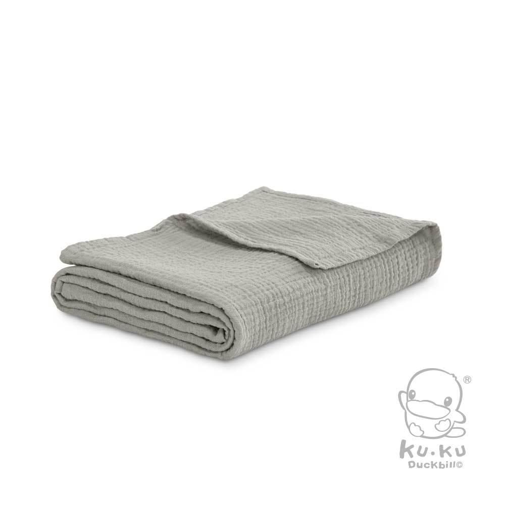 KT媽咪奶粉用品團購-KUKU PLUS雲朵皺布雙層紗布包巾,寶寶紗布包巾,兒童蓋毯 / 浴巾 / 哺乳巾 / 遊戲毯-細節圖6