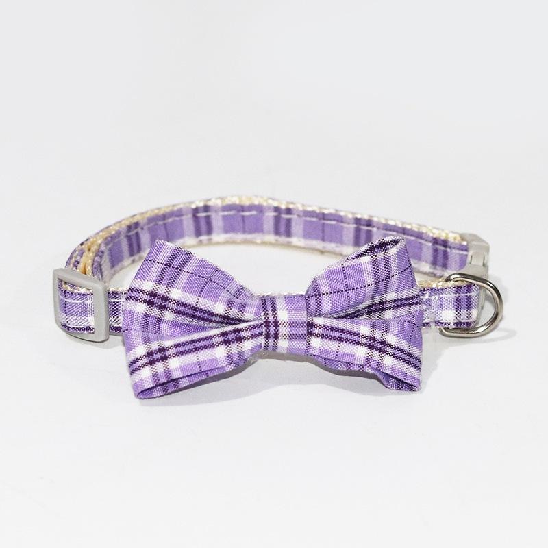 KT媽咪寵物配件用品團購-現貨,新款寵物限量,貓咪蝴蝶結頸圈,柯基泰迪寵物脖圈,千鳥格蝴蝶結項鏈,英倫風項鏈-細節圖5