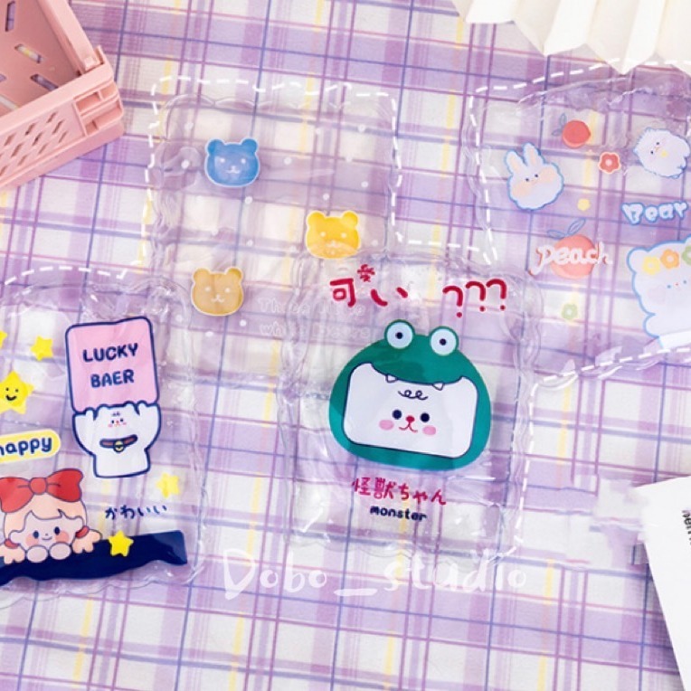 鳥我一下好嗎🍀卡通冰袋 夏季必備 可愛冰袋 迷你冰涼包 戶外降溫 野餐 露營野營 學生 冷敷包 冰敷包 冷敷 保鮮冷藏-細節圖3