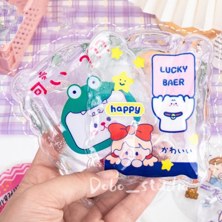 鳥我一下好嗎🍀卡通冰袋 夏季必備 可愛冰袋 迷你冰涼包 戶外降溫 野餐 露營野營 學生 冷敷包 冰敷包 冷敷 保鮮冷藏-細節圖4