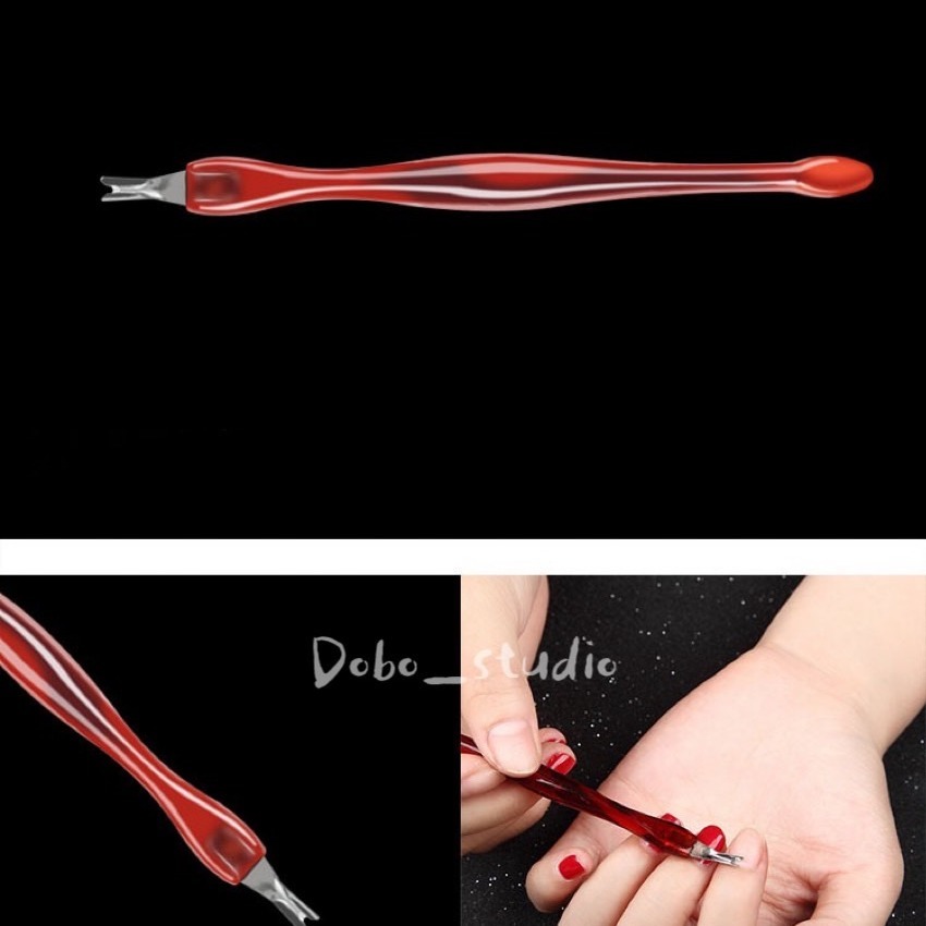 鳥我一下好嗎🍀指甲死皮叉 手指邊緣輔助  指緣修剪叉 指甲死皮推刀 美甲工具 死皮鏟 鋼推 死皮剪 卸甲 死皮叉 鋼推-細節圖8