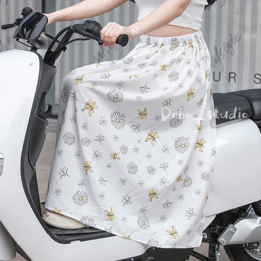 鳥我一下好嗎🍀涼感遮陽裙 素色圍裙 輕量防曬 保暖裙 透氣裙 機車遮陽裙 擋風圍裙 長裙 插扣裙子 口袋裙子 防風裙子-細節圖7