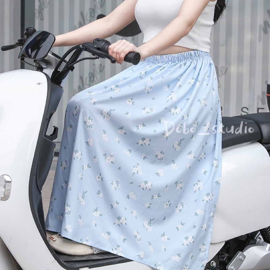 鳥我一下好嗎🍀涼感遮陽裙 素色圍裙 輕量防曬 保暖裙 透氣裙 機車遮陽裙 擋風圍裙 長裙 插扣裙子 口袋裙子 防風裙子-細節圖8