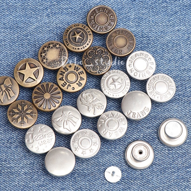 鳥我一下好嗎🍀萬能褲頭調整扣 可拆鈕扣 改腰圍鈕扣 搭扣 收腰鈕扣 腰圍調節 伸縮扣 擴腰扣 免釘扣 復古釦子 衣服扣-細節圖2