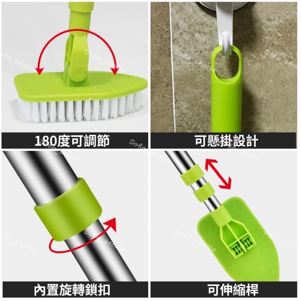 鳥我一下好嗎🍀多功能三角清潔刷 衛浴清潔刷 縫隙清潔刷 浴室清潔刷 多功能清潔刷 浴室刮刀 廚房清潔刷 浴室 廁所清潔-細節圖2