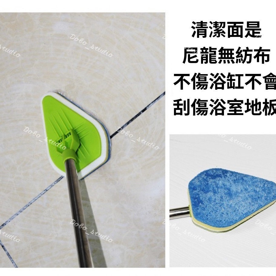鳥我一下好嗎🍀多功能三角清潔刷 衛浴清潔刷 縫隙清潔刷 浴室清潔刷 多功能清潔刷 浴室刮刀 廚房清潔刷 浴室 廁所清潔-細節圖5