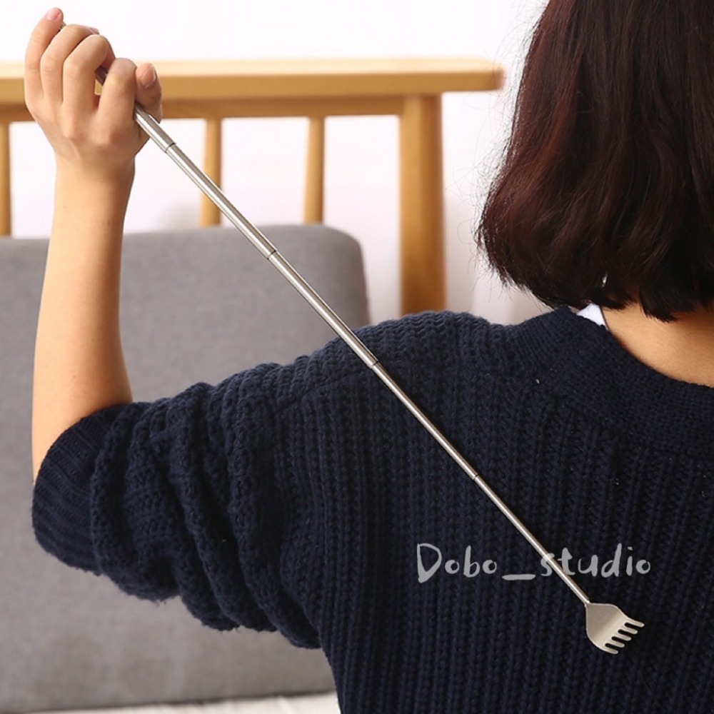 鳥我一下好嗎🍀伸縮抓癢棒 便攜 抓背 不求人 按摩止癢 抓癢耙子 棒 抓癢不求人 抓癢耙 耙子 騷背 耳耙子 背部抓癢-細節圖2