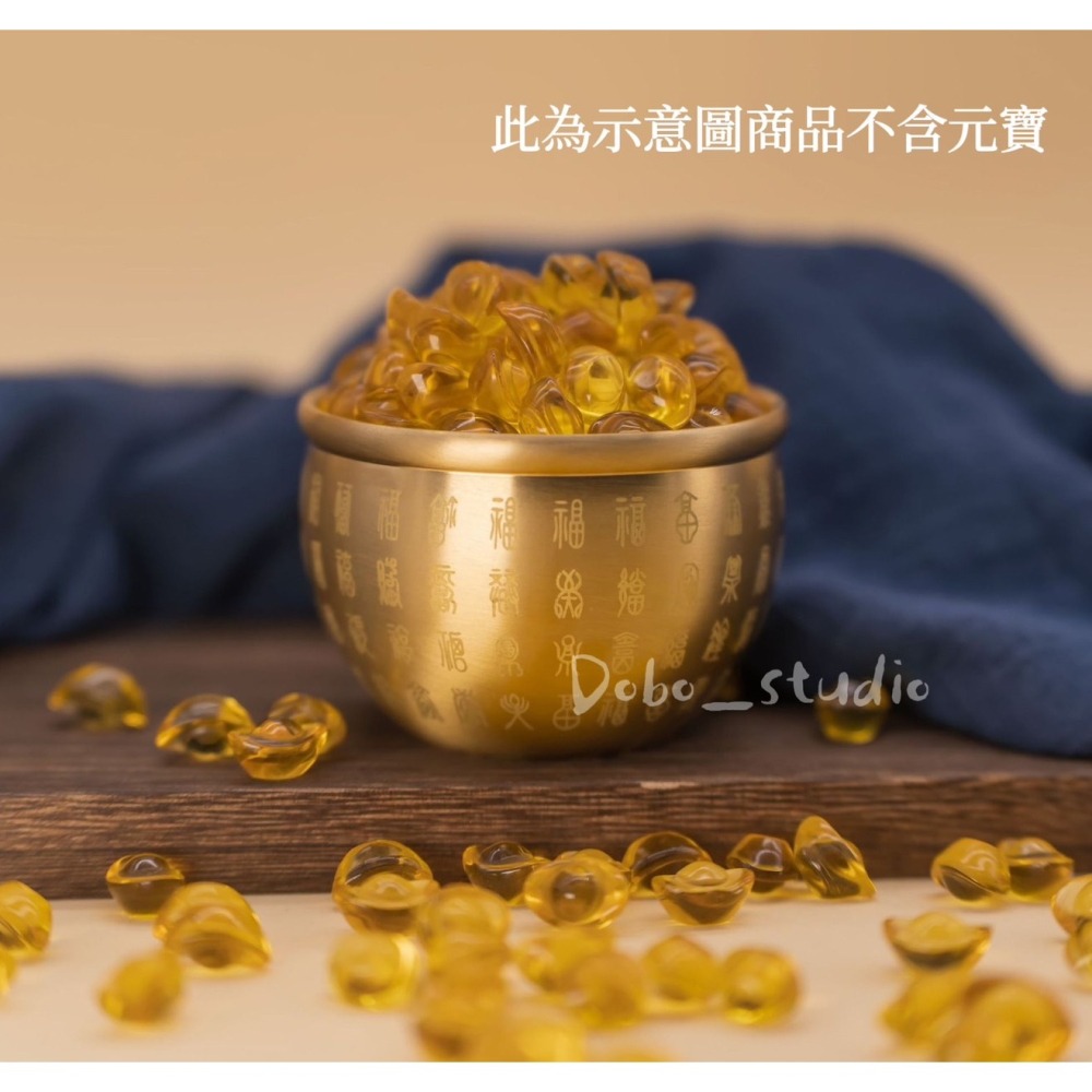 鳥我一下好嗎🍀黃銅百福米缸 招財聚財 純銅 黃銅招財缸 招財擺件 銅聚寶盆 小招財缸 零錢缸 招財小缸 書房裝飾 招財-細節圖5