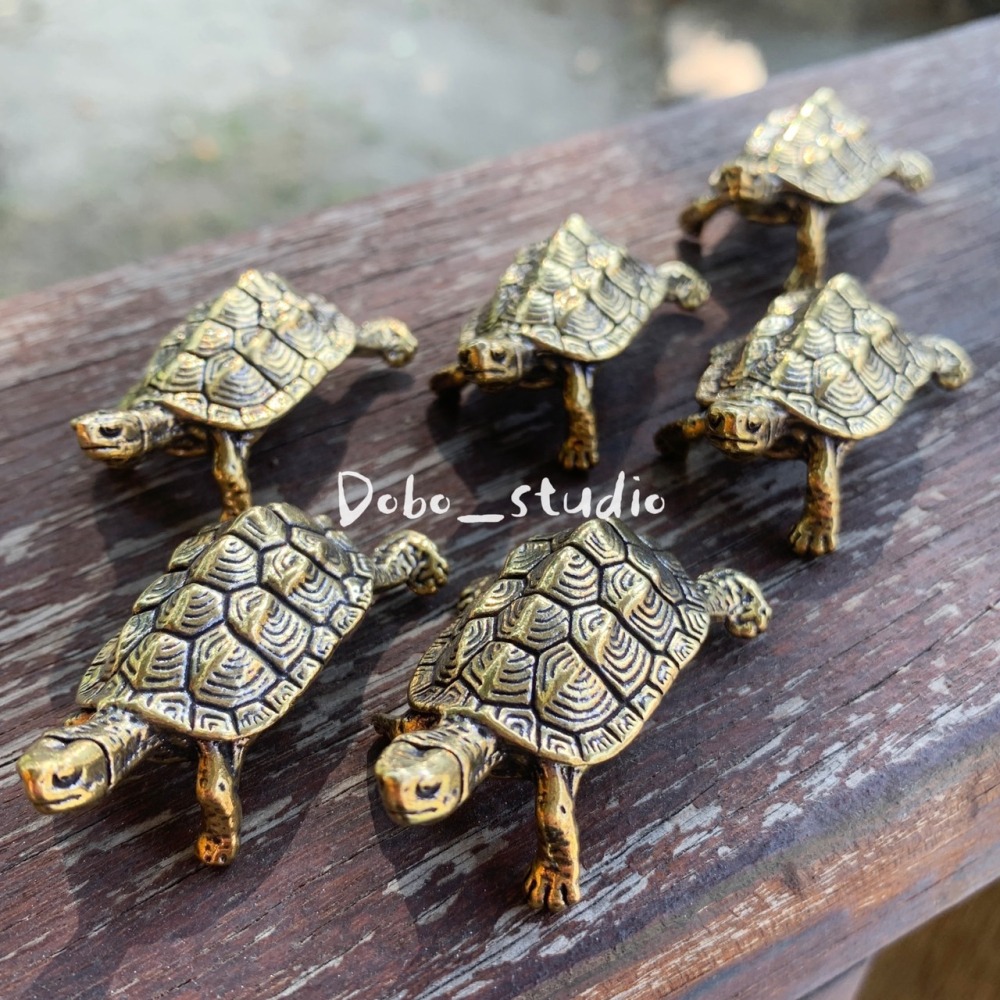 鳥我一下好嗎🍀黃銅招財錢龜 烏龜擺件 招財小烏龜 辦公室擺件 結緣品 小贈品 禮物 風水擺件 金龜 長壽龜 銅烏龜-細節圖8