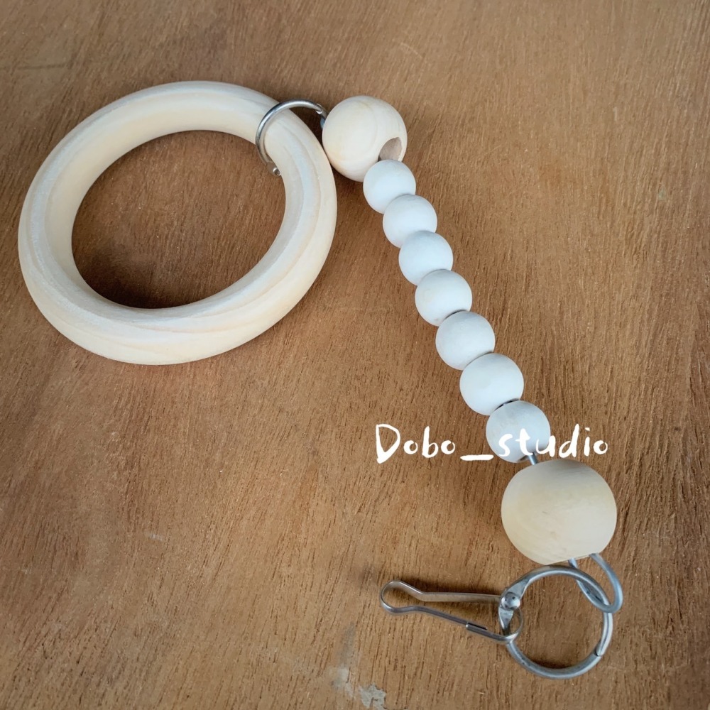 鳥我一下好嗎🍀實木圓環鞦韆 中小型鳥盪鞦韆 鳥盪鞦韆 吊環鞦韆 鳥籠啃咬玩具 鳥攀爬玩具 鸚鵡用品 磨指棍 牡丹 文鳥-細節圖5