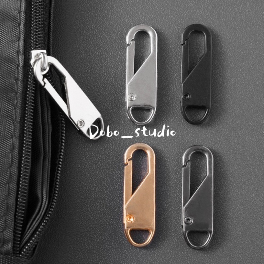 鳥我一下好嗎🍀萬能拉鍊頭 拉鍊替換頭 錢包拉鍊 背包拉鍊 修復神器 彈簧拉鍊片 拉鍊修復片 拉鍊可拆卸 拉頭 拉鍊尾扣-細節圖2