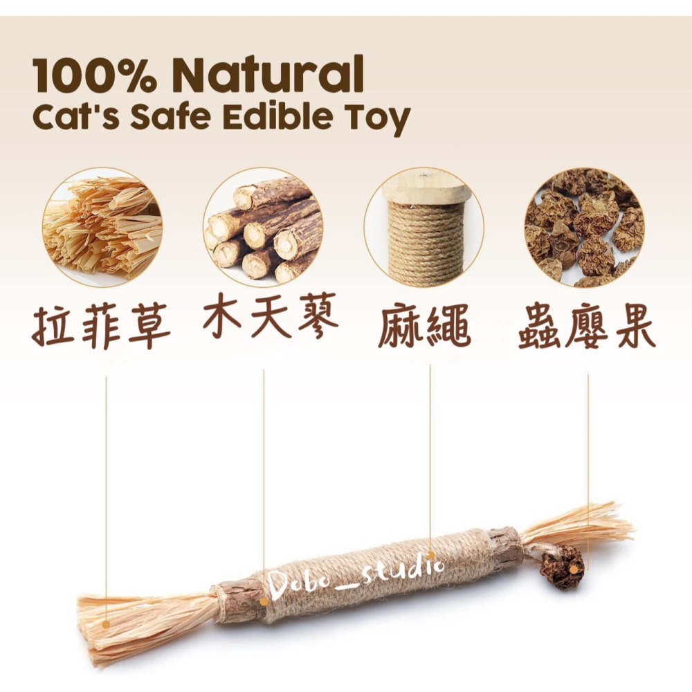 鳥我一下好嗎🍀木天蓼磨牙棒 蟲癭果 貓咪舒緩 拉菲草 咬咬棒 逗貓玩具 貓磨牙 貓咪 貓咪紓壓 貓薄荷 貓草 貓咪化毛-細節圖3