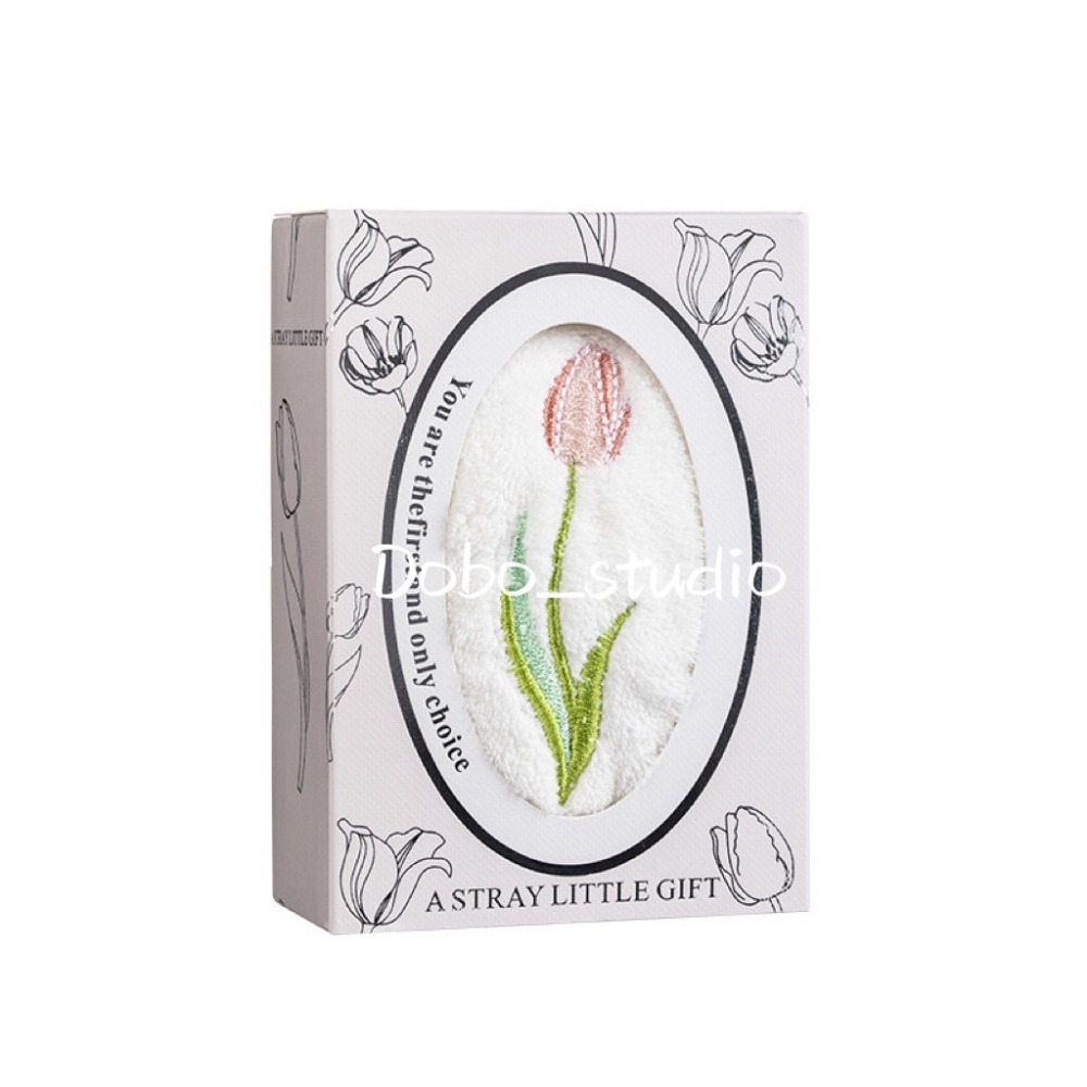 鳥我一下好嗎🍀鬱金香毛巾禮盒 小毛巾方巾 造型擦手布 廁所 擦手巾 童巾 禮儀毛巾 小手帕 拈香巾 回禮巾 婚禮小禮物-細節圖7