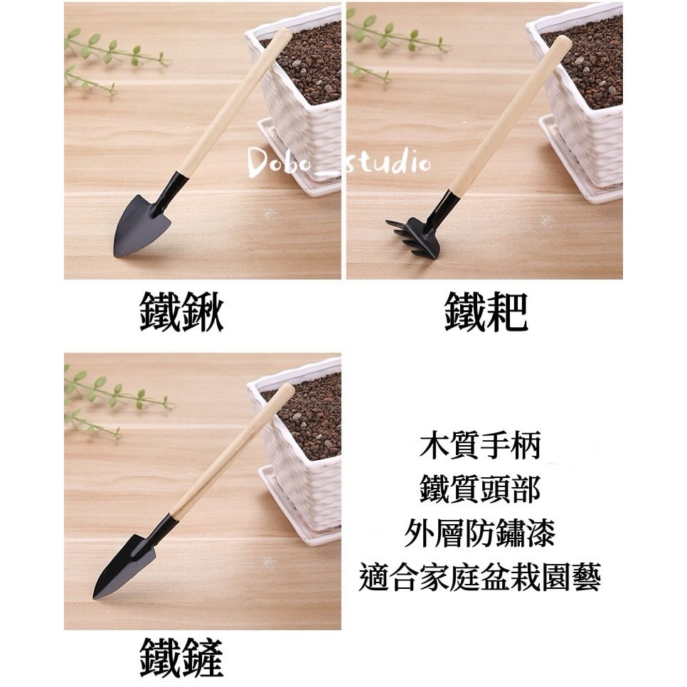 鳥我一下好嗎🍀園藝三件組 迷你園藝工具組 園藝鏟 小鏟子 鐵耙 鬆土工具 園藝工具 園藝種花 多肉 農業工具 種植工具-細節圖5