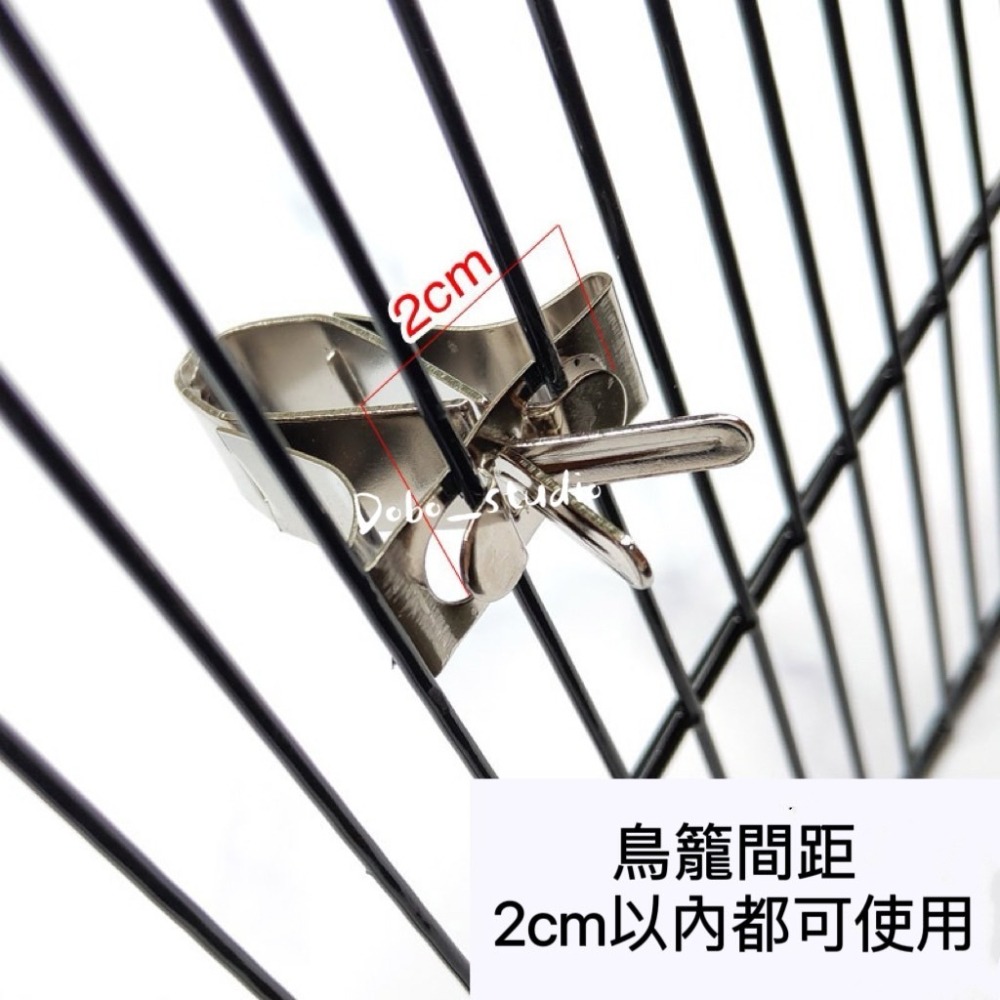 鳥我一下好嗎🍀不鏽鋼蔬果夾 鳥用蔬菜水果夾 鳥用品配件 籠內蔬果夾 墨魚骨夾 粟米穗夾 餵食夾 夾子 鸚鵡磨牙 松鼠籠-細節圖2