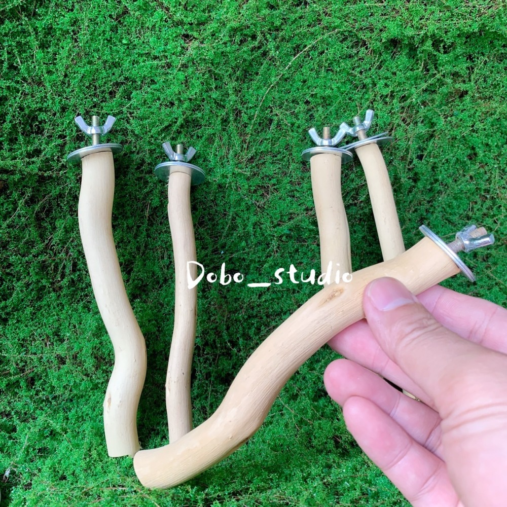 鳥我一下好嗎🍀原木站棍 鳥用站杆 外出包站棍 啃咬木 自然生長木站棍 磨爪棒 站桿 磨爪 磨指甲 玄鳳 和尚 鳥籠配件-細節圖3