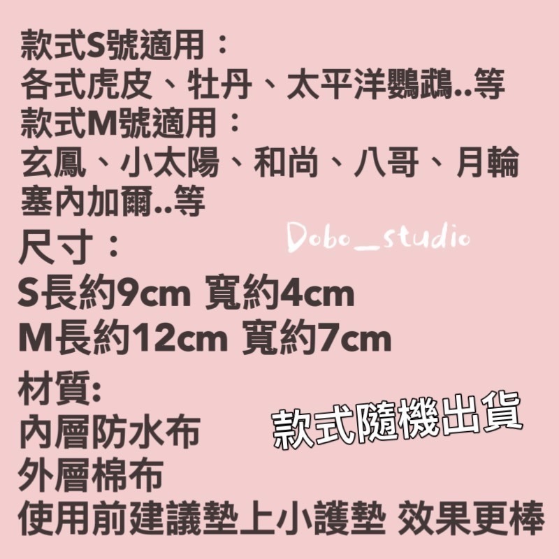 鳥我一下好嗎🍀鸚鵡外出屎兜 鳥用尿不濕 鸚鵡外出衣 鳥衣服 屎兜 尿布 金輪 凱克 橫斑 牡丹 太平洋 包屁衣 鳥用品-細節圖9