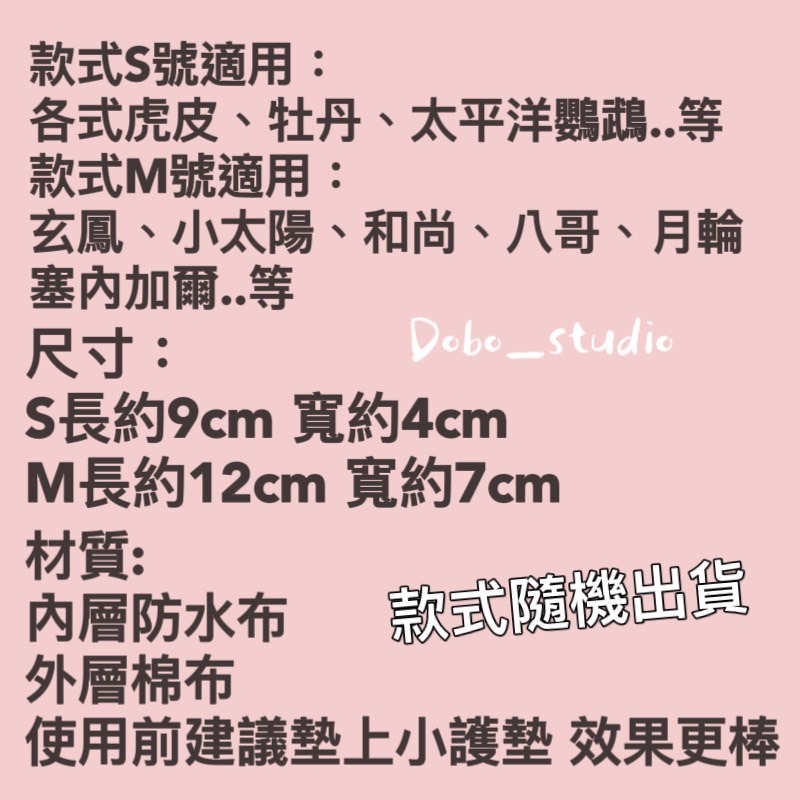 FF菲舤小舖⛵鸚鵡外出屎兜 鳥用尿不濕 鸚鵡外出衣 鳥衣服 屎兜 尿布 金輪 凱克 橫斑 牡丹 太平洋 包屁衣 鳥用品-細節圖9