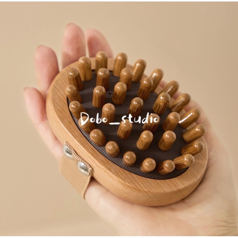 鳥我一下好嗎🍀氣囊經絡按摩刷 按摩全身 疏通經絡 筋络刷 揉腹推背 經絡刮痧 手動穴位按摩 經絡按摩器 按摩梳 美容刷-細節圖2