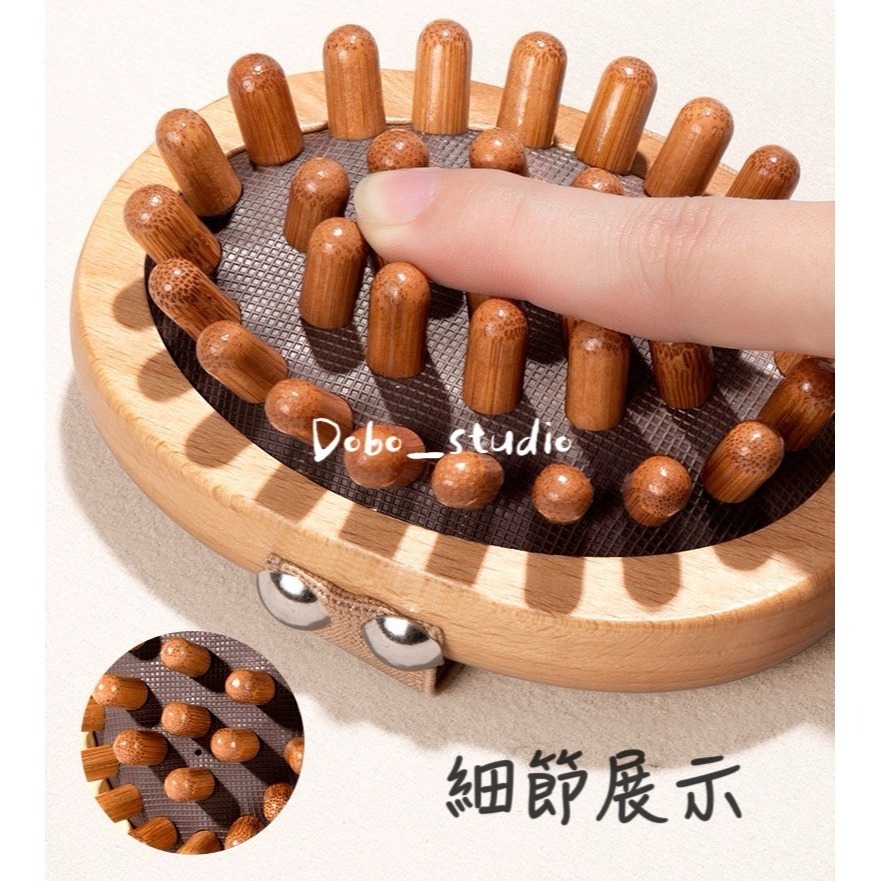 鳥我一下好嗎🍀氣囊經絡按摩刷 按摩全身 疏通經絡 筋络刷 揉腹推背 經絡刮痧 手動穴位按摩 經絡按摩器 按摩梳 美容刷-細節圖5