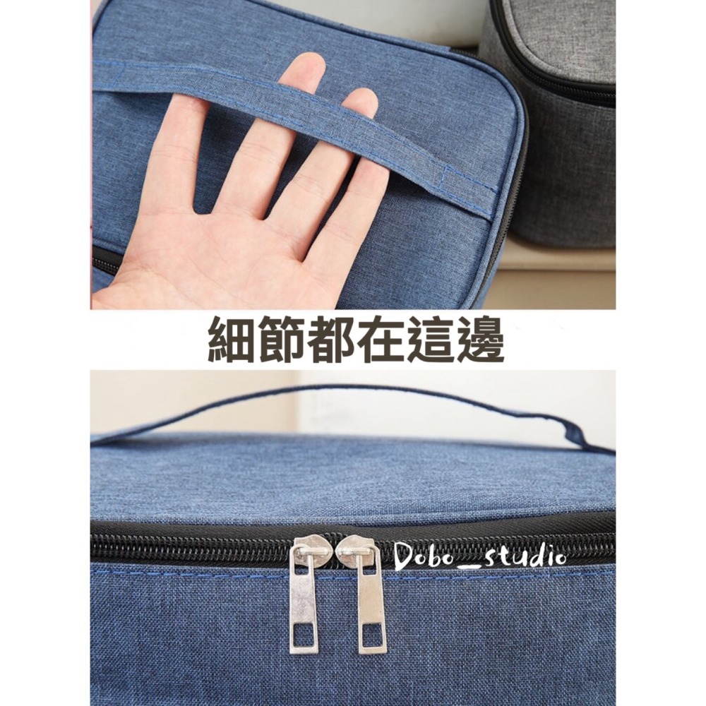 鳥我一下好嗎🍀大容量手提收納包 萬用包 外出旅行包 化妝品收納包 3c配件收納包 旅行化妝包 收納袋洗漱包 手提化妝包-細節圖3