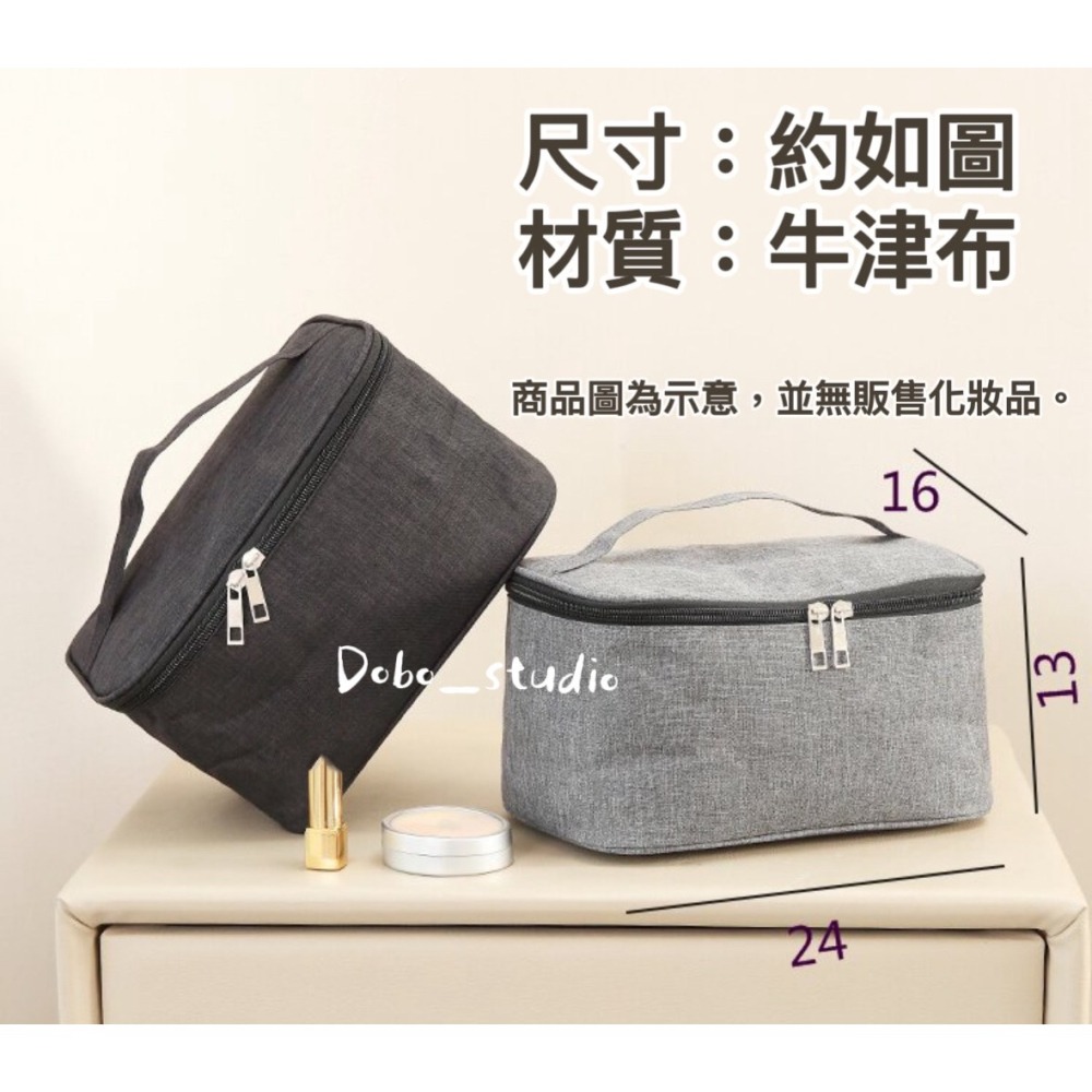 鳥我一下好嗎🍀大容量手提收納包 萬用包 外出旅行包 化妝品收納包 3c配件收納包 旅行化妝包 收納袋洗漱包 手提化妝包-細節圖6