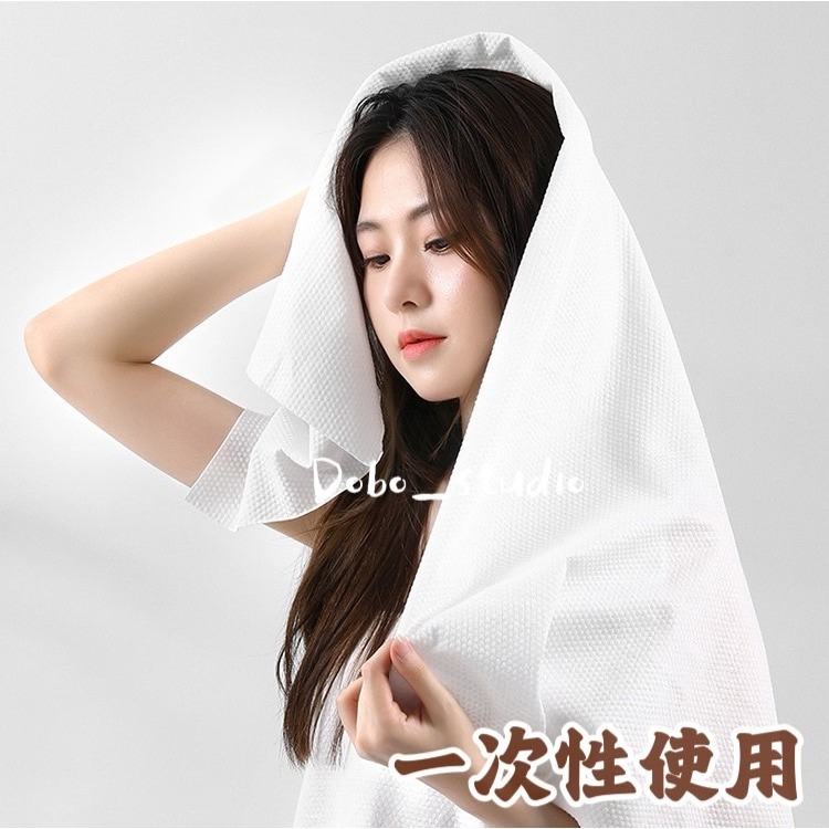 鳥我一下好嗎🍀一次性浴巾 強力吸水 出國旅行 拋棄式旅行用品 免洗浴巾 旅行壓縮毛巾 加厚浴巾 旅行盥洗 毛巾飯店備品-細節圖2