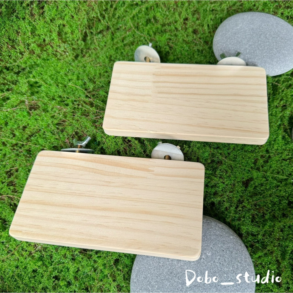 鳥我一下好嗎🍀原木長方形跳板 鸚鵡站台 15*8cm 鳥休息臺 鳥籠跳板 鳥平台 鳥站台 鳥 鼠 和尚 凱克 橫斑鸚鵡-細節圖2