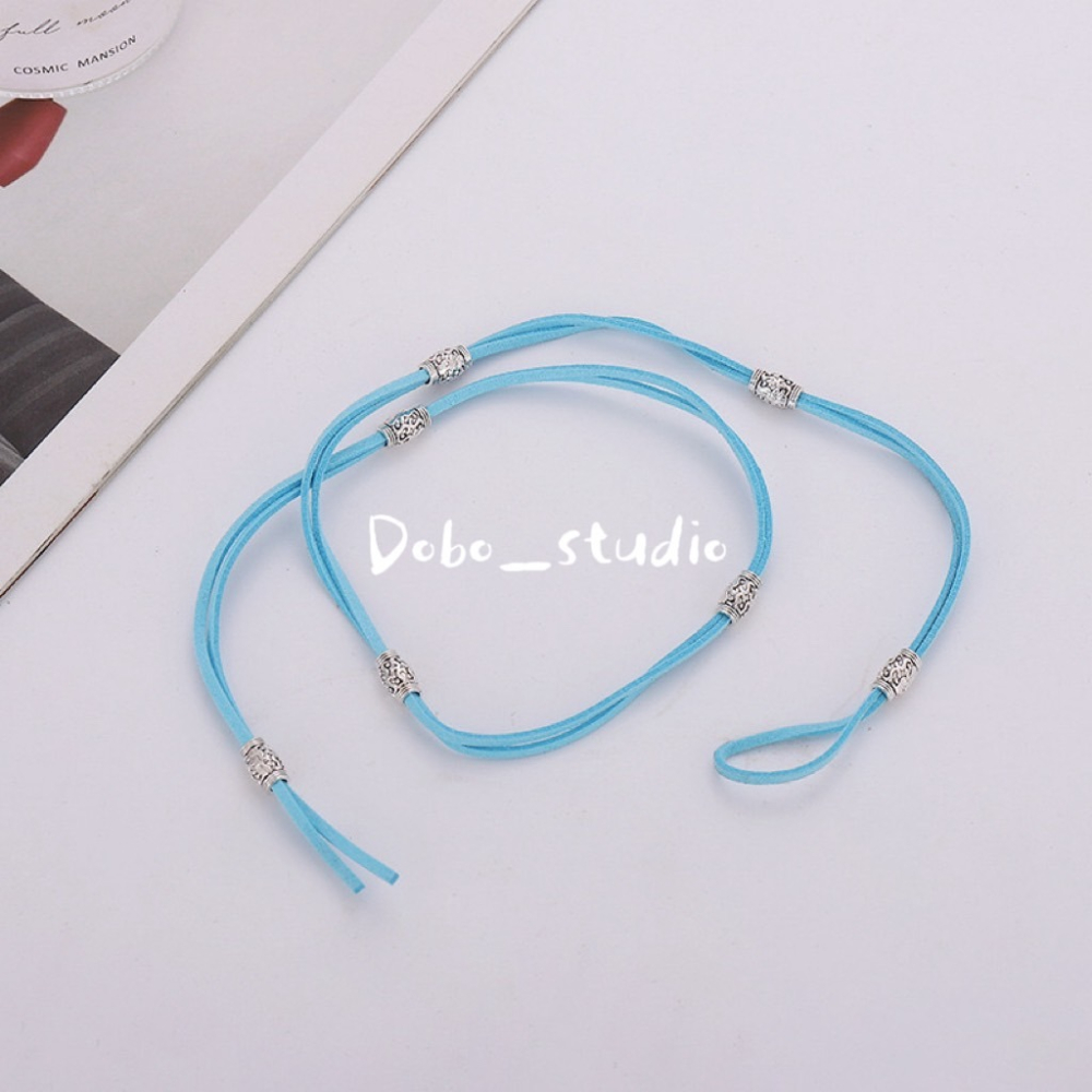 鳥我一下好嗎🍀民族風編髮繩 ins森女係 彩繩臟辮環扣 編髮繩 髮飾 點綴頭髮 街頭街舞 小眾髮繩 個性髮繩 度假配飾-細節圖5