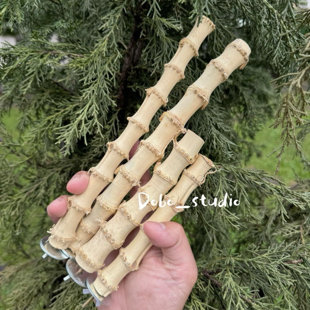 鳥我一下好嗎🍀龍骨竹根站杆 適合中小型鸚鵡 棲木站棍 鳥站棍 竹製品 天然站桿 鸚鵡 鳥磨爪棒 小鸚 金太陽 凱克鸚鵡-細節圖6