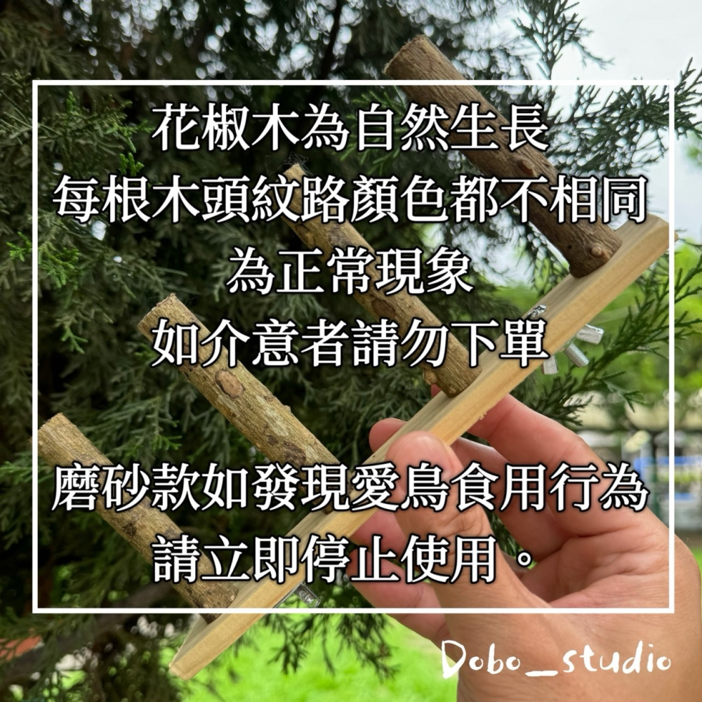 鳥我一下好嗎🍀鸚鵡磨爪攀爬梯 實木站棍站桿 中小型鳥 鸚鵡磨牙 磨砂棍 原木磨爪 鳥休息 攀爬梯 休息台雲梯 腳下玩具-細節圖9