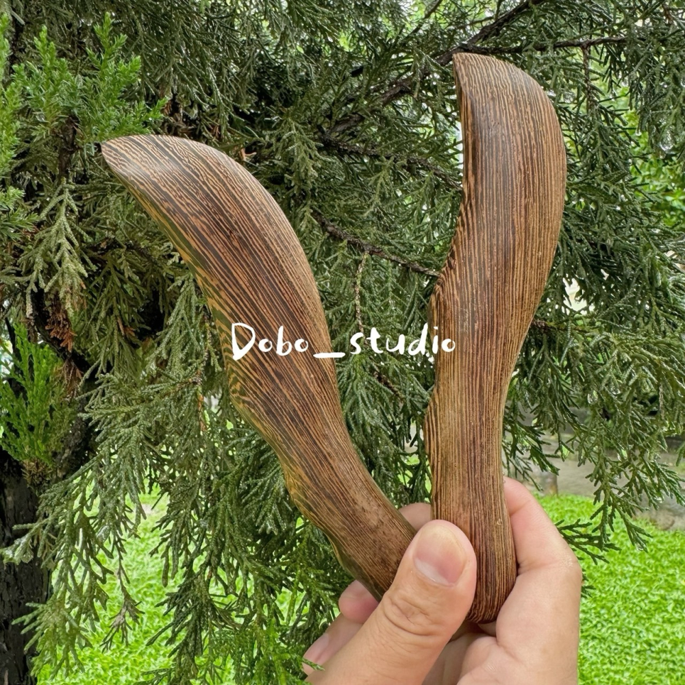 鳥我一下好嗎🍀檀木按摩刮痧刀 檀木按摩刀 全身按摩器 經絡按摩 撥筋棒 刮痧棒 臉部按摩 按摩點穴 按摩刮痧板 按摩器-細節圖7