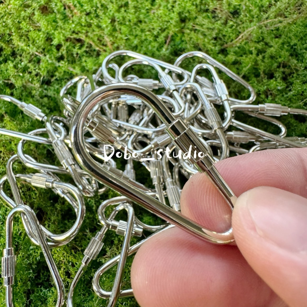 鳥我一下好嗎🍀水滴快接扣 DIY包包配件 快拆扣 D扣 掛鉤扣連接環 快掛 鑰匙環扣 快分扣 背包扣 快扣 戶外 露營-細節圖2