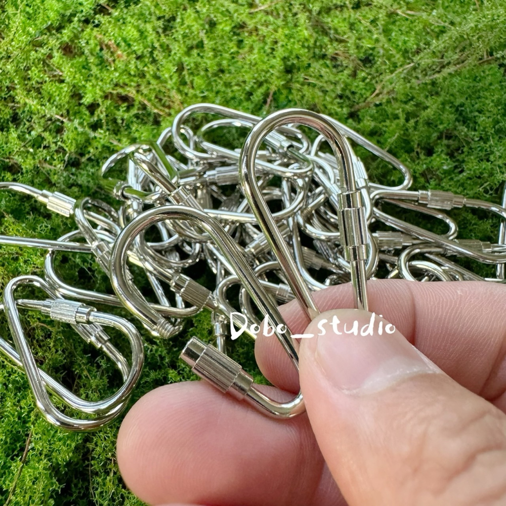 鳥我一下好嗎🍀水滴快接扣 DIY包包配件 快拆扣 D扣 掛鉤扣連接環 快掛 鑰匙環扣 快分扣 背包扣 快扣 戶外 露營-細節圖3