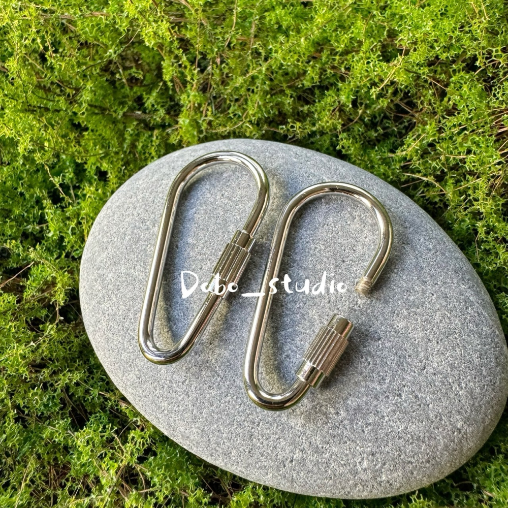 鳥我一下好嗎🍀水滴快接扣 DIY包包配件 快拆扣 D扣 掛鉤扣連接環 快掛 鑰匙環扣 快分扣 背包扣 快扣 戶外 露營-細節圖5