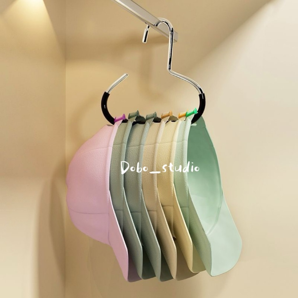 鳥我一下好嗎🍀多功能圓環衣架 可掛衣帽架 衣帽收納神器 衣服掛架 收納勾 衣櫃內掛 衣櫥掛鉤 門後收納 領帶掛勾 包包-細節圖4