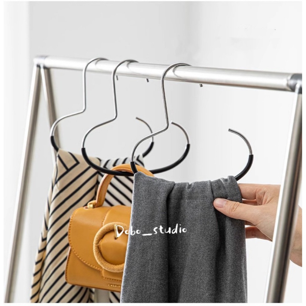 鳥我一下好嗎🍀多功能圓環衣架 可掛衣帽架 衣帽收納神器 衣服掛架 收納勾 衣櫃內掛 衣櫥掛鉤 門後收納 領帶掛勾 包包-細節圖5