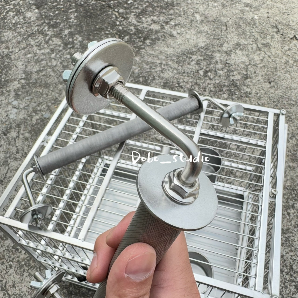 鳥我一下好嗎🍀ㄇ型不鏽鋼站杆 純手工白鐵站架 安裝快速 白鐵磨趾棍 不銹鋼站棍 白鐵棍 休息站架 磨趾磨嘴站棍 籠子-細節圖4