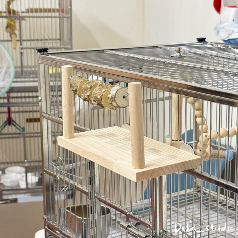 鳥我一下好嗎🍀花椒木跳檯 啃咬花椒木 實木站台 攀爬站檯 鳥站架 花椒木站台 遊戲台 休息平檯 倉鼠 三線鼠跳台 鼠玩-細節圖7