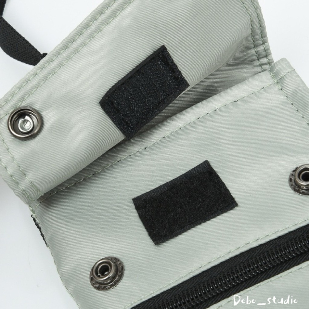 鳥我一下好嗎🍀三折潮流手機包 手機斜背袋 外出斜背包 街頭風 手機背包 零錢包 側背包 頸掛包 手機袋 手機背帶 腰包-細節圖3