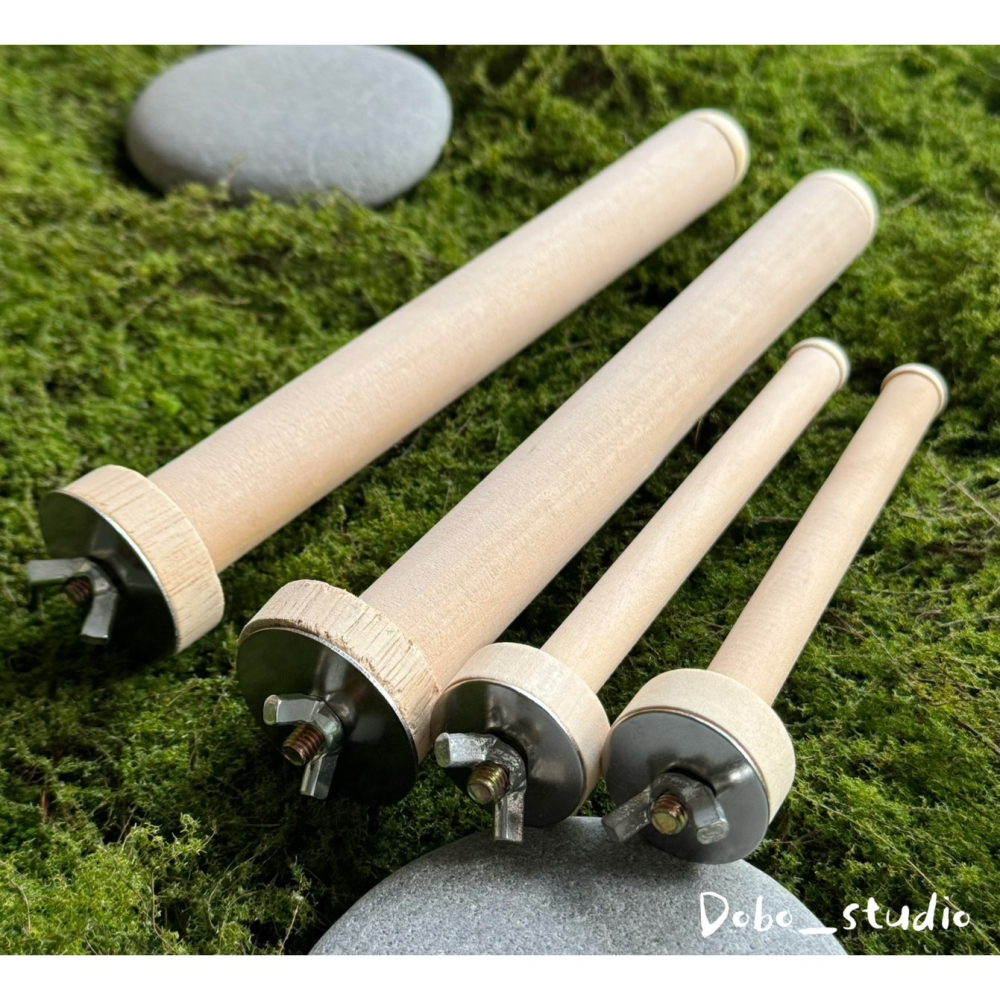 鳥我一下好嗎🍀基礎款木站棍 鸚鵡磨爪站棍 15cm 木站桿 單鎖 鳥棲木 攀爬棍 原木棍 木製站棍 虎皮鸚鵡 太平洋鸚-細節圖8