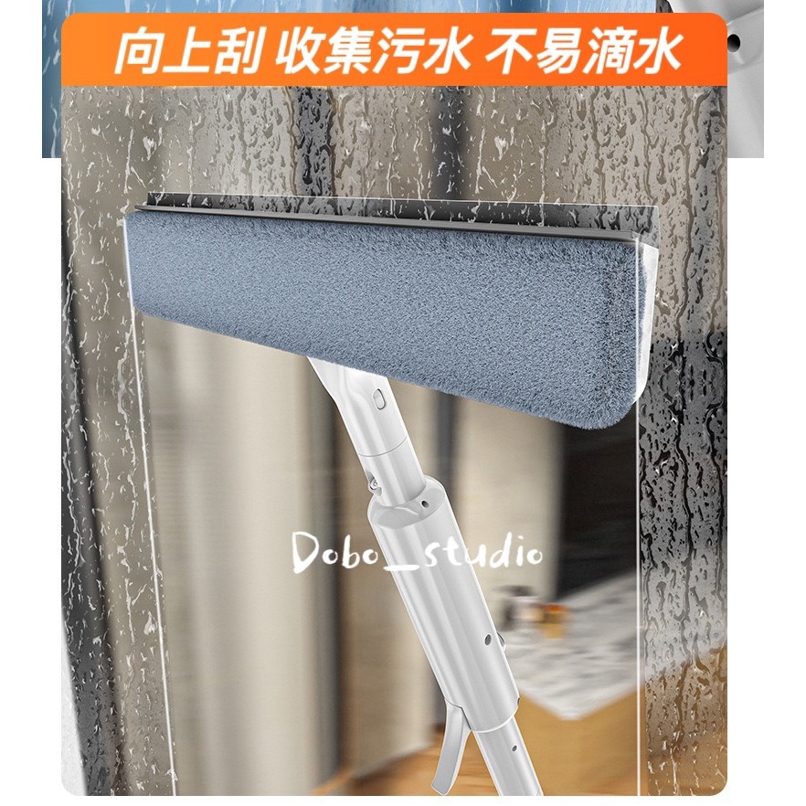 鳥我一下好嗎🍀噴水玻璃刷 新款玻璃噴水刷 快速拆卸 洗窗刷 清潔用品推薦 刮水刷 刮刀 刷玻璃 刮刀擦窗器 鏡面刮水刀-細節圖6