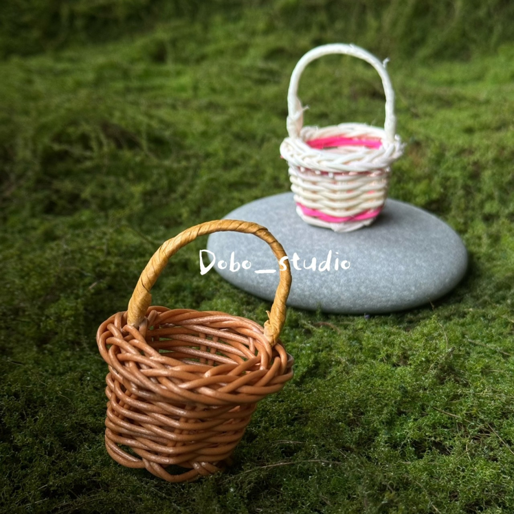 鳥我一下好嗎🍀迷你小提籃 鸚鵡啃咬玩具 大中小型鸚鵡 手工編織 小寵提籃玩具 仿藤提籃 鸚鵡玩具 水果籃 玄鳳 和尚-細節圖3