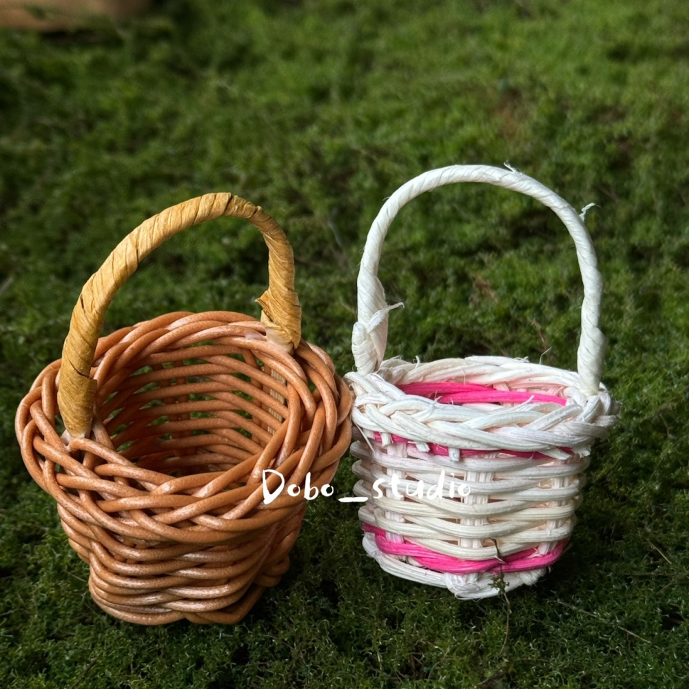 鳥我一下好嗎🍀迷你小提籃 鸚鵡啃咬玩具 大中小型鸚鵡 手工編織 小寵提籃玩具 仿藤提籃 鸚鵡玩具 水果籃 玄鳳 和尚-細節圖4