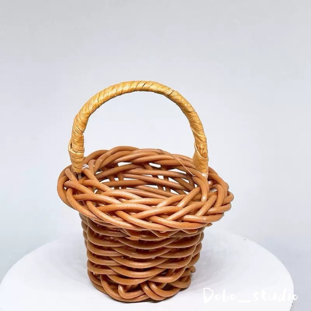 鳥我一下好嗎🍀迷你小提籃 鸚鵡啃咬玩具 大中小型鸚鵡 手工編織 小寵提籃玩具 仿藤提籃 鸚鵡玩具 水果籃 玄鳳 和尚-細節圖7