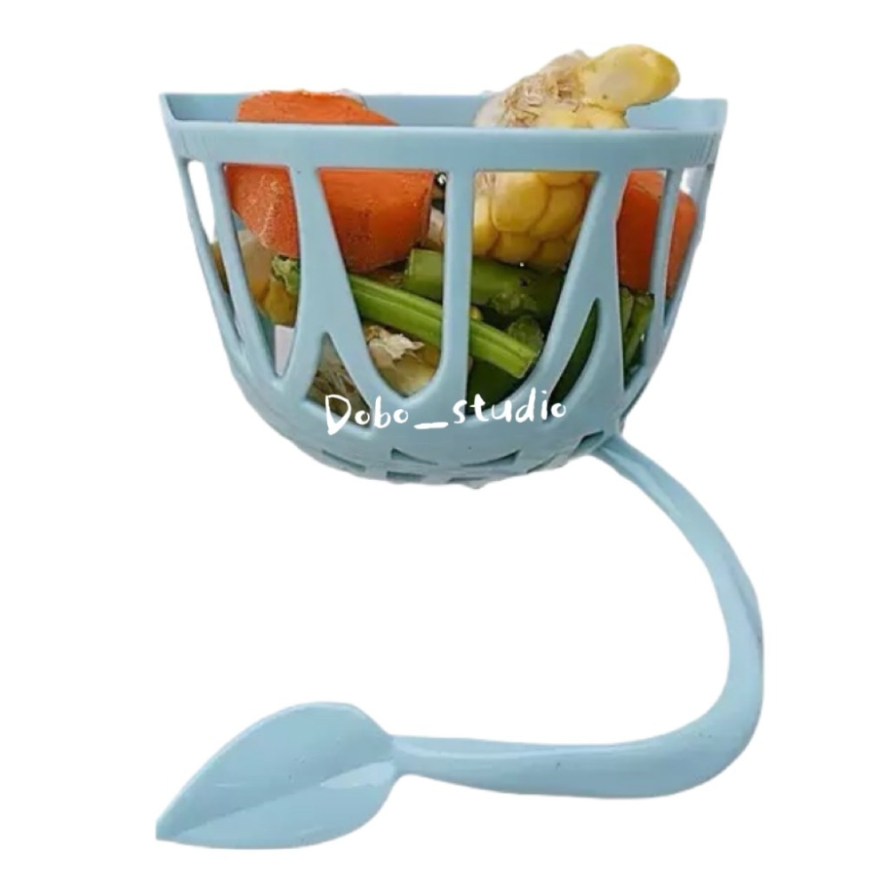 鳥我一下好嗎🍀鸚鵡蔬果籃子 鸚鵡啃咬覓食籃 多功能蔬果籃 蔬果籃站架 果實蔬菜架 鸚鵡水果架 覓食玩具 零食架食物籃-細節圖7