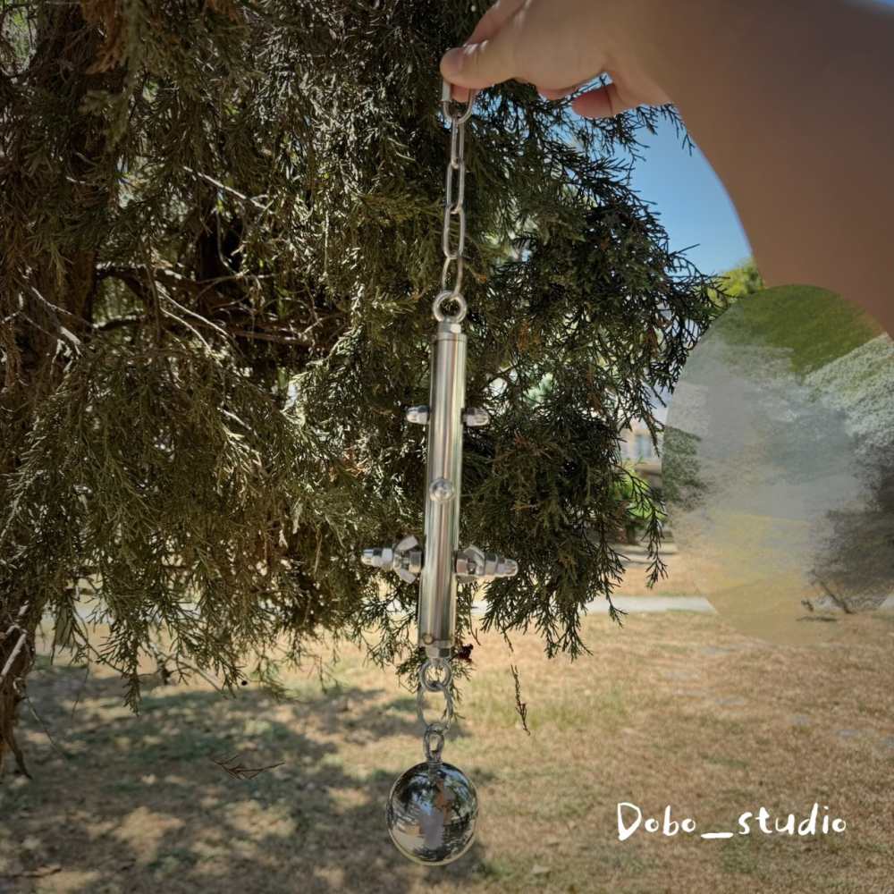 鳥我一下好嗎🍀鸚鵡不鏽鋼球柱 啃咬攀爬柱 304不鏽鋼 智力啃咬玩具 金屬啃咬玩具 大中型鸚鵡 和尚 凱克 適合金剛鸚-細節圖3