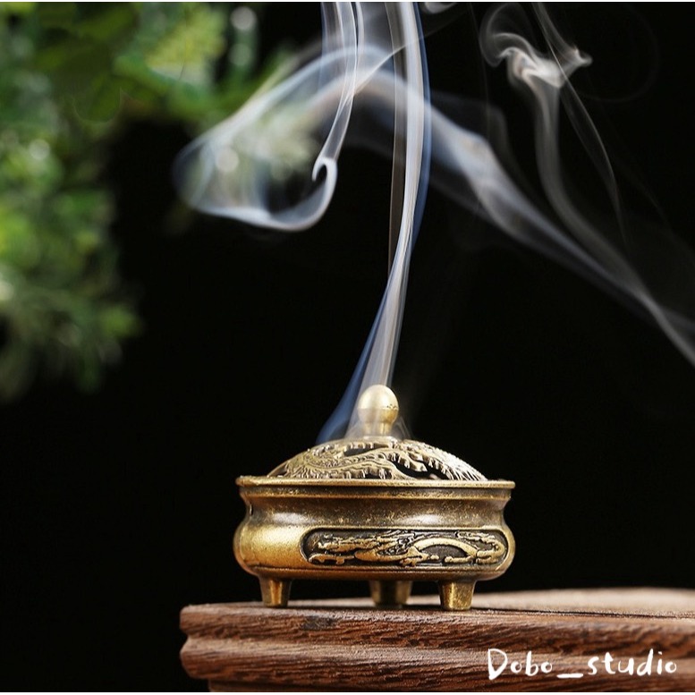鳥我一下好嗎🍀禪意小香爐 禪意擺件 附帶防火棉 合金小香爐 盤香爐 香道 贈品 瑜珈 靜坐 上香 供奉 小香爐 檀香爐-細節圖4