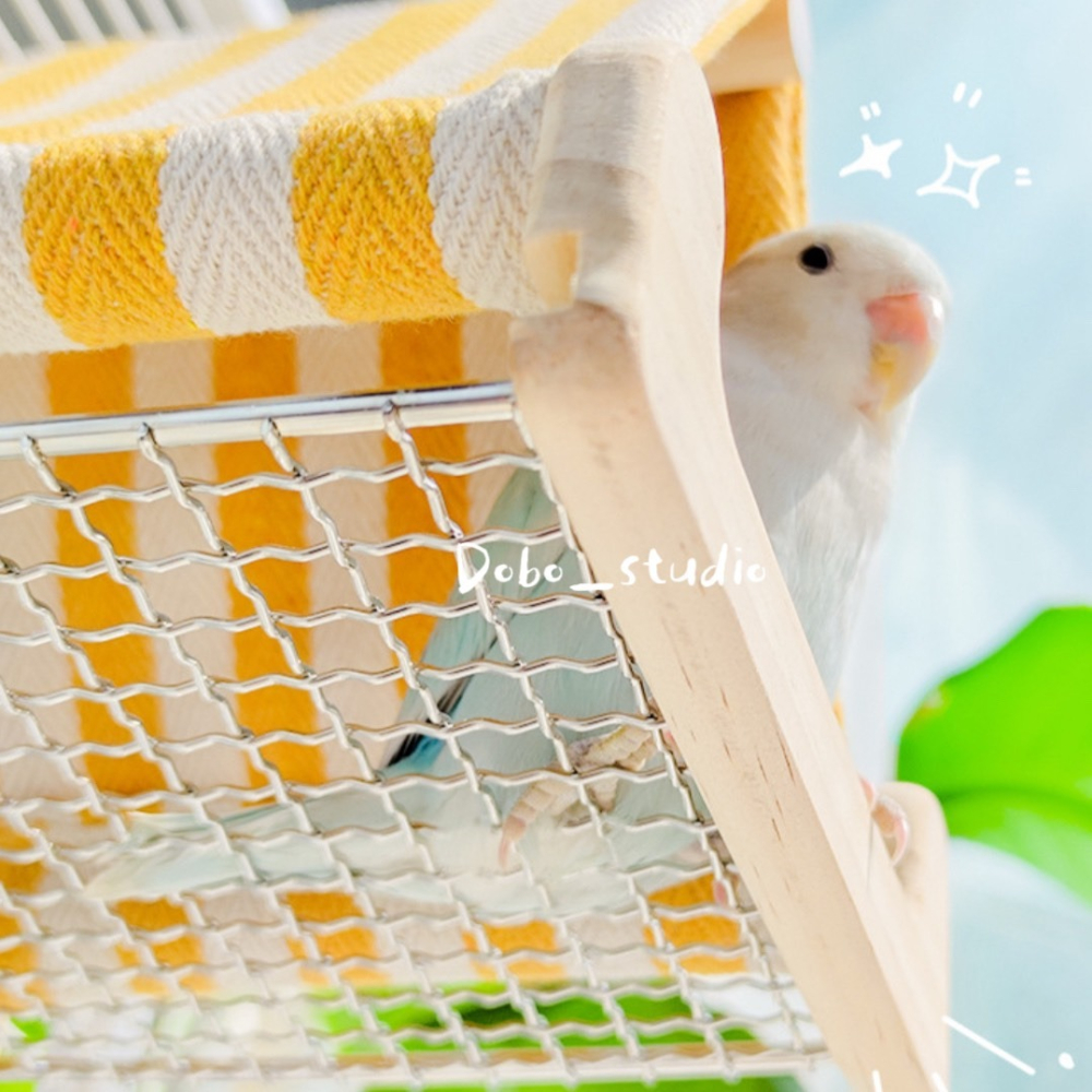 鳥我一下好嗎🍀鸚鵡帳篷木屋 鸚鵡躲避窩 夏季鸚鵡鳥窩 小寵專用 鳥房子 虎皮鸚鵡 帳篷鳥窩 互動躲藏 黃金鼠 鼠窩-細節圖5